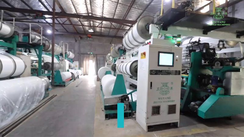 GE2298 3D Sandviç (Spacer) Kumaş Çözgü Örgü Makinası